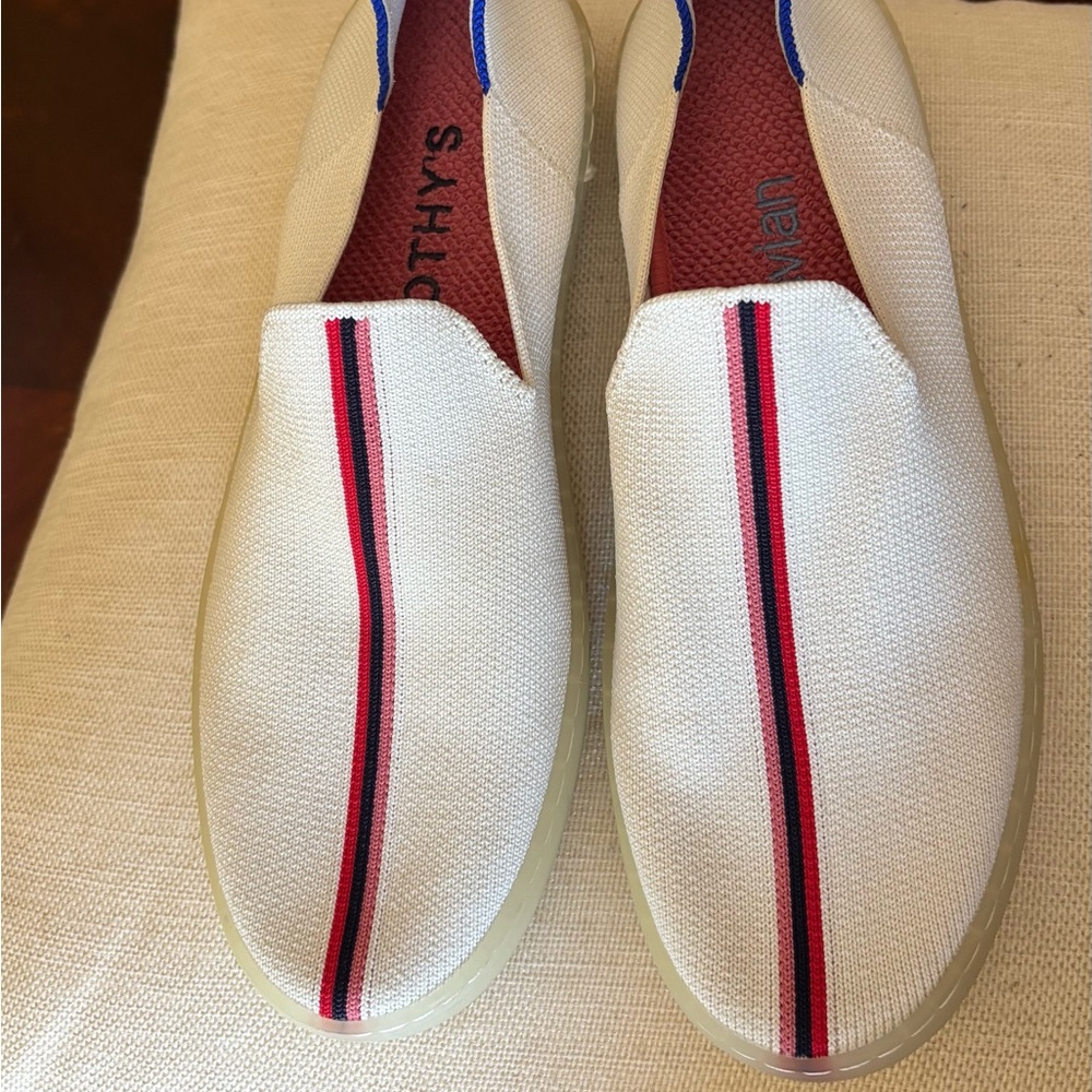 Rothy's White Slip-On Shoes